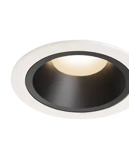 LED podhledová svítidla SLV BIG WHITE NUMINOS DL L vnitřní LED zápustné stropní svítidlo bílá/černá 3000 K 20° 1003949