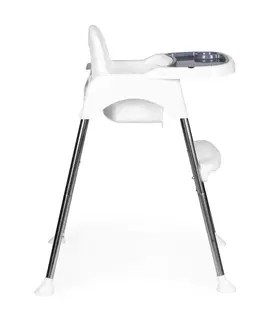 Jídelní židličky Dětská jídelní židle 2v1 KOMBICHAIR EcoToys bílá