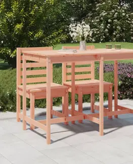 Zahradní stolky Zahradní stůl 159,5 x 82,5 x 110 cm masivní dřevo douglasky
