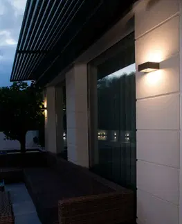 LED venkovní nástěnná svítidla FARO ALP 130 nástěnná lampa, tmavě šedá