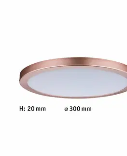 LED stropní svítidla Paulmann Atria LED Panel kruhové 19W růžová zlatá 709.40 P 70940