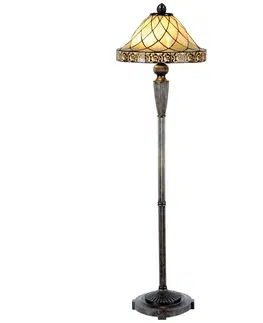 Svítidla Stojací lampa Tiffany Filigree  - Ø 46*168 cm 2x E27 / Max 60W Clayre & Eef 5LL-5613
