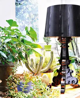 Stolní lampy Kartell Kartell Bourgie - LED stolní lampa, černá