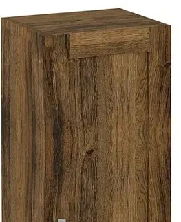 Koupelnový nábytek SAPHO AMIA skříňka vysoká 35x140x30cm, levá/pravá, dub Collingwood AM020-1919