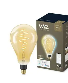 LED žárovky LED Žárovka WiZ Tunable White Filament Amber 8718699786854 E27 PS160 6,5-25W 390lm 2000-5000K, stmívatelná