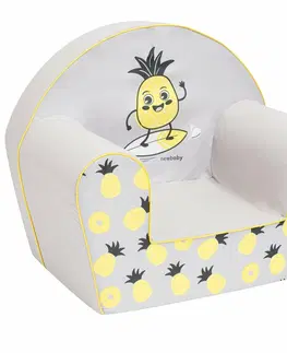 Dekorace do dětských pokojů New Baby Dětské křesílko Ananas
