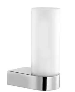 Klasická nástěnná svítidla NOVA LUCE nástěnné svítidlo POLO matné sklo chromovaný hliník G9 1x5W vč. žárovky IP44 6204482