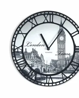 Nástěnné hodiny Vintage nástěnné hodiny motiv Londýn