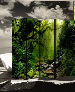 Paravány Paraván The Fairytale Forest Dekorhome 225x172 cm (5-dílný)