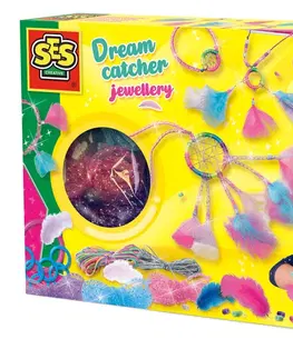 Hračky SES - Výroba třpytivého lapače snů