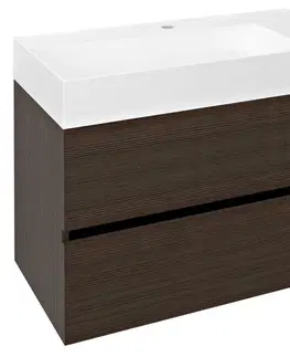 Koupelnový nábytek SAPHO ODETTA umyvadlová skříňka 82x50x43,5cm, borovice rustik DT085-1616