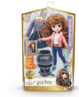 Hračky panenky SPIN MASTER - Harry Potter Modní Panenka Hermiona S Doplňky 20 Cm