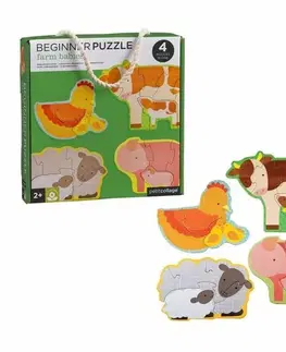 Puzzle Petit Collage První puzzle zvířátka z farmy