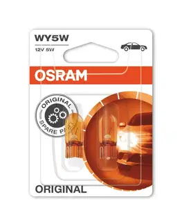 Autožárovky OSRAM WY5W 12V 5W W2,1x9,5d 2ks blistr 2827NA-02B