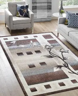 Moderní koberce Kvalitný koberec do obývačky s motívom kvetov Šířka: 240 cm | Délka: 330 cm