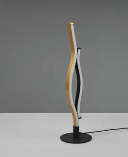 Stolní lampy Trio Lighting Stolní lampa Blaze LED, CCT, senzorový stmívač, mosaz