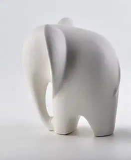  Mondex Keramický slon MIA WHITE I bílý