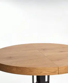 Jídelní stoly HALMAR Rozkládací jídelní stůl Mercy zlatý dub
