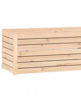 Zahradní úložné boxy Zahradní box 101 x 50,5 x 46,5 cm masivní borové dřevo