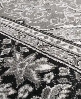Vintage koberce Šedý koberec s ornamenty mandala