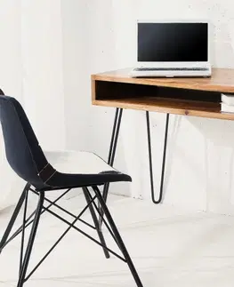 Stylové a luxusní pracovní a psací stoly Estila Designový pracovní stůl Leeds 110cm Sheesham