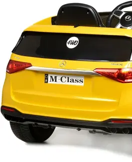 Hračky Dětské elektrické autíčko Mercedes-Benz W166 žlutá