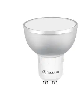 Svítidla Tellur WiFi Smart LED RGB žárovka GU10, 5 W, čirá, teplá bílá