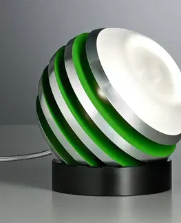 Stolní lampy TECNOLUMEN TECNOLUMEN Bulo - stolní lampa LED, zelená
