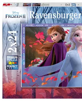 Hračky puzzle RAVENSBURGER - Disney Ledové království 2 2x24 dílků