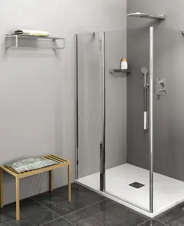 Sprchové kouty POLYSAN ZOOM boční stěna 700, čiré sklo ZL3270