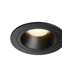 LED podhledová svítidla SLV BIG WHITE NUMINOS DL M vnitřní LED zápustné stropní svítidlo černá/černá 2700 K 20° včetně listových pružin 1003841