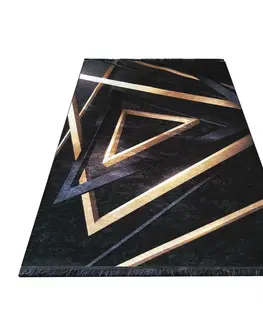Moderní koberce Štýlový koberec s geometrickým motívom
