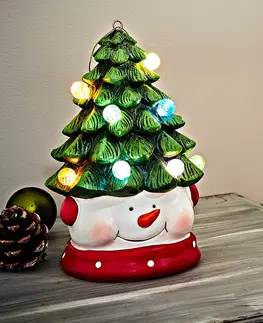Svíčky a světelné dekorace LED závěsná dekorace "Sněhulák"