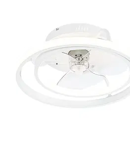Stropni vetrak Stropní ventilátor bílý včetně LED s dálkovým ovládáním - Kees