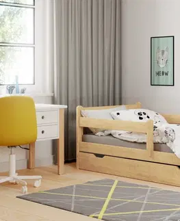 Dětské pokoje Dětská postel se zásuvkou MARINELLA 160x80 cm Halmar Bílá