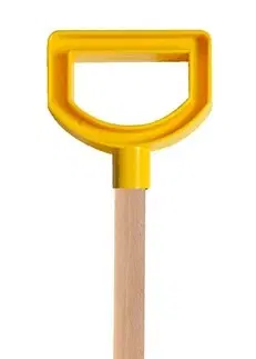 Hračky na zahradu ANDRONI - Lopata s dřevěnou násadou a rukojetí - délka 53 cm, žlutá