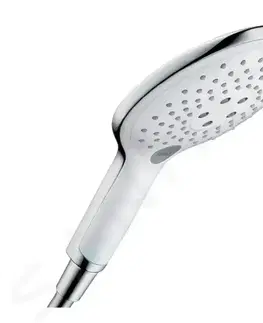 Sprchy a sprchové panely HANSGROHE Raindance Select S Sprchová hlavice 150, 3 proudy, EcoSmart 9 l/min, bílá/chrom 28588400