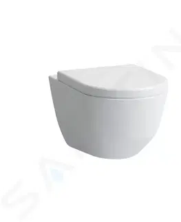Záchody Laufen Pro Závěsné WC Compact, 490x360 mm, Rimless, s LCC, bílá H8209654000001