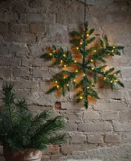 Vánoční venkovní dekorace STAR TRADING LED venkovní dekorace Snowflake, na baterie