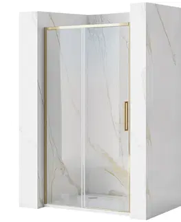 Sprchové kouty Posuvné sprchové dveře Rea Rapid 110 zlaté