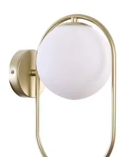 LED osvětlení Nástěnná lampa CORDEL 1xG9 Candellux Zlatá