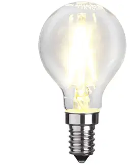 LED žárovky STAR TRADING LED kapková žárovka E14 P45 2W 2 700 K filament
