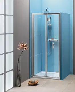 Sprchové kouty POLYSAN EASY LINE sprchové dveře skládací 800, čiré sklo EL1980
