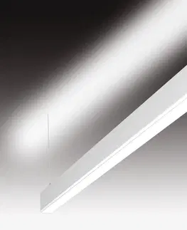 LED lustry a závěsná svítidla SEC Závěsné LED svítidlo přímé a nepřímé osvětlení WEGA-MODULE2-FAB-DIM-DALI, 50 W, eloxovaný AL, 1409 x 50 x 94 mm, 4000 K, 5950 lm 320-B-554-01-00-SP