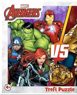 Hračky puzzle TREFL - Puzzle Rámečkové 25 - Neporazitelný tým Avengerů / Disney Marvel The Avengers