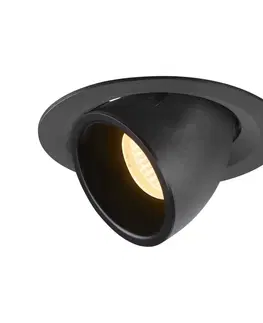 LED podhledová svítidla SLV BIG WHITE NUMINOS GIMBLE M zápustné stropní svítidlo černé 3000 K 55° 1005945
