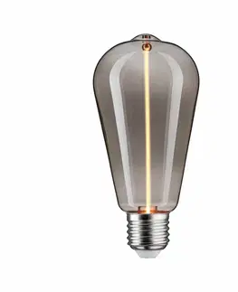 LED žárovky PAULMANN Floating Shine Standard 230V LED žárovka E27 2,8W 1800K kouřové sklo