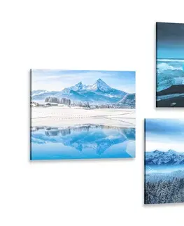 Sestavy obrazů Set obrazů sněhové království