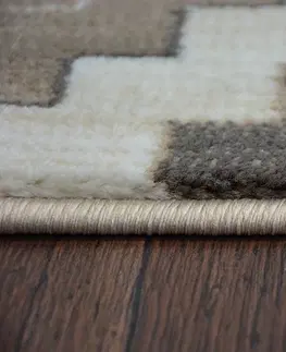 Koberce a koberečky Dywany Lusczow Kusový koberec ARGENT - W4809 diamant béžový, velikost 160x220