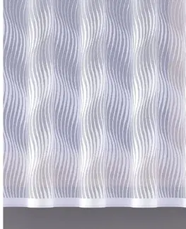 Záclony Hotová záclona nebo balkonový komplet, EPONA, bílá 280 x 150 cm